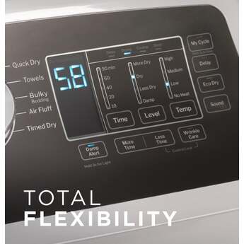 GE GTD58EBSVWS 27 Inch Electric Dryer with 7.4 cu. ft. Capacity — thumbnail 47