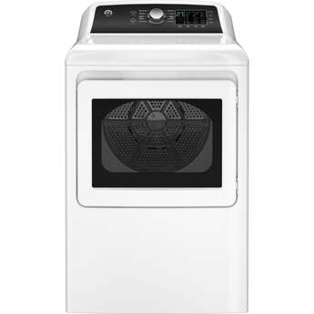 GE GTD58GBSVWS 27 Inch Gas Dryer with 7.4 cu. ft. Capacity