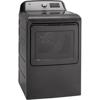 GE 7.4 cu.ft. Diamond Gray Gas Front Load Dryer - Energy Star — thumbnail 10