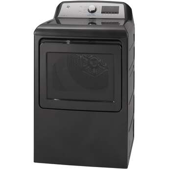 GE 7.4 cu.ft. Diamond Gray Gas Front Load Dryer - Energy Star — thumbnail 7