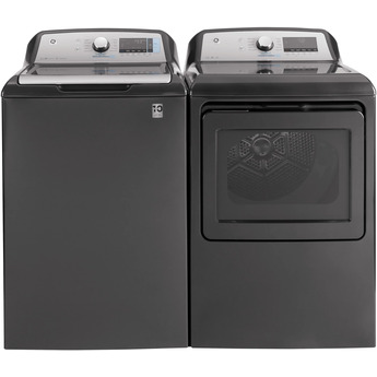 GE 7.4 cu.ft. Diamond Gray Gas Front Load Dryer - Energy Star — thumbnail 8