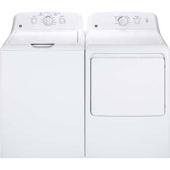 GE GTX22EASKWW 27 Inch Aluminized Alloy Drum Electric Dryer White — thumbnail 7