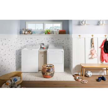 GE 6.2 Cu. Ft. White Electric Dryer — thumbnail 12