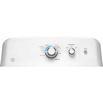 GE 6.2 Cu. Ft. White Electric Dryer — thumbnail 3