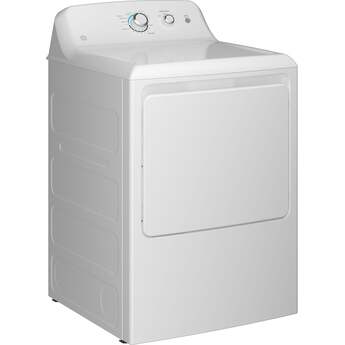 GE 6.2 Cu. Ft. White Electric Dryer — thumbnail 5