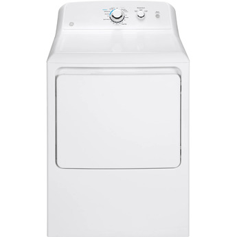 GE 6.2 Cu. Ft. White Gas Dryer