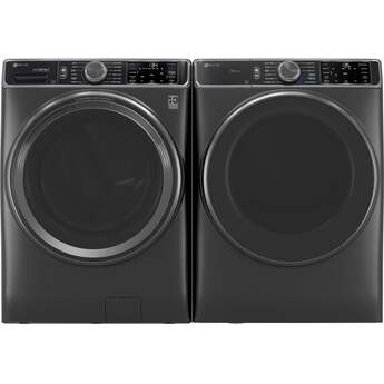 GE 28 Inch Smart Front Load Electric Dryer with 7.8 cu ft Capacity, Steam Sanitize, Washer Link, Adaptive My Settings, SmartHQ?, Stainless Steel Drum and Energy Star Certified: Black — thumbnail 31