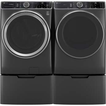 GE 28 Inch Smart Front Load Gas Dryer With 7.8 Cu Ft Capacity, Steam Sanitize, Washer Link, Adaptive My Settings, Smarthq, Stainless Steel Drum And Energy Star Certified: Black — thumbnail 32