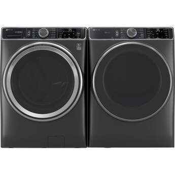 GE 28 Inch Smart Front Load Gas Dryer With 7.8 Cu Ft Capacity, Steam Sanitize, Washer Link, Adaptive My Settings, Smarthq, Stainless Steel Drum And Energy Star Certified: Black — thumbnail 37