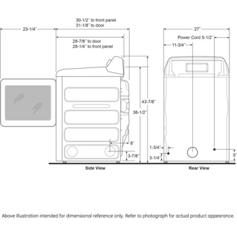GE Profile PTD70EBPTDG Electric Dryer with 7.4 cu. ft. Capacity — thumbnail 3