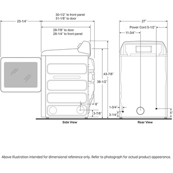 GE Profile PTD70EBSTWS Electric Dryer with 7.4 cu. ft. Capacity — thumbnail 23
