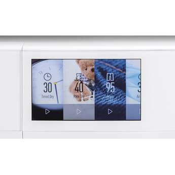 Haier 4.1 cu.ft. White Front Load Electric Dryer with Ventless Condenser — thumbnail 10