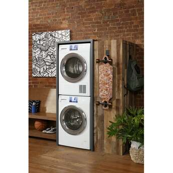 Haier 4.1 cu.ft. White Front Load Electric Dryer with Ventless Condenser — thumbnail 17