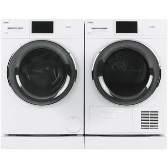 Haier 4.1 cu.ft. White Front Load Electric Dryer with Ventless Condenser — thumbnail 24