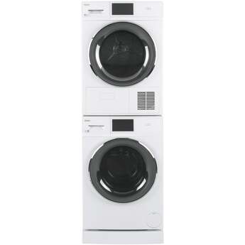Haier 4.1 cu.ft. White Front Load Electric Dryer with Ventless Condenser — thumbnail 36