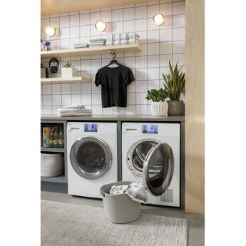 Haier 4.1 cu.ft. White Front Load Electric Dryer with Ventless Condenser — thumbnail 38