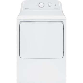 Hotpoint 6.2 Cu. Ft. White Gas Dryer