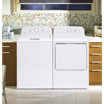 Hotpoint 6.2 Cu. Ft. White Gas Dryer — thumbnail 3