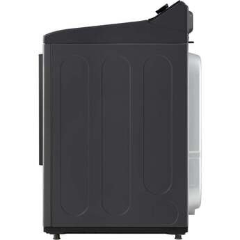 LG 27 Inch Rear Control Dryer with 7.3 cu ft Ultra Large Capacity, AI Sensor Dry™, Quiet Operation, Wrinkle Care, Electronic Controls, ThinQ UP™, FlowSense® Duct Clogging and Lint Filter Indicator: Platinum Black — thumbnail 10
