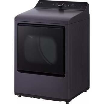 LG 27 Inch Top Load Electric Dryer with 7.3 cu ft Capacity, EasyLoad™ Door, AI Sensor Dry™, Smart Pairing™, FlowSense®, Lint Filter Indicators and Energy Star Certified: Matte Black — thumbnail 20