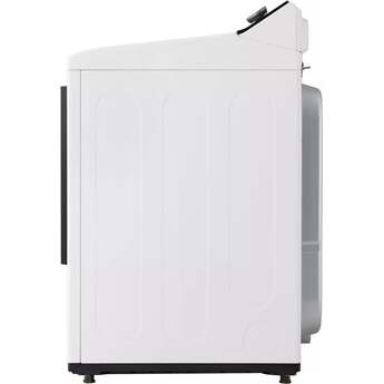 LG 27 Inch Top Load Electric Dryer with 7.3 cu ft Capacity, EasyLoad™ Door, AI Sensor Dry™, Smart Pairing™, FlowSense®, Lint Filter Indicators and Energy Star Certified: Alpine White — thumbnail 13