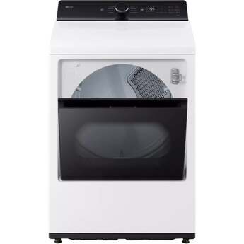 LG 27 Inch Top Load Electric Dryer with 7.3 cu ft Capacity, EasyLoad™ Door, AI Sensor Dry™, Smart Pairing™, FlowSense®, Lint Filter Indicators and Energy Star Certified: Alpine White — thumbnail 19