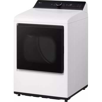 LG 27 Inch Top Load Electric Dryer with 7.3 cu ft Capacity, EasyLoad™ Door, AI Sensor Dry™, Smart Pairing™, FlowSense®, Lint Filter Indicators and Energy Star Certified: Alpine White — thumbnail 21