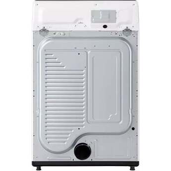 LG 27 Inch Top Load Electric Dryer with 7.3 cu ft Capacity, EasyLoad™ Door, AI Sensor Dry™, Smart Pairing™, FlowSense®, Lint Filter Indicators and Energy Star Certified: Alpine White — thumbnail 5