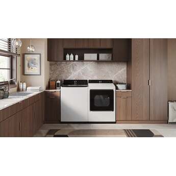 LG 27 Inch Top Load Dryer with 7.3 cu ft Capacity, EasyLoad™ Door, ThinQ®, TurboSteam™ Technology, FlowSense® Duct Clogging and Energy Star Certified: White — thumbnail 11