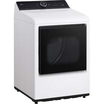 LG 27 Inch Top Load Dryer with 7.3 cu ft Capacity, EasyLoad™ Door, ThinQ®, TurboSteam™ Technology, FlowSense® Duct Clogging and Energy Star Certified: White — thumbnail 14