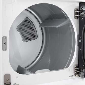 LG 27 Inch Top Load Dryer with 7.3 cu ft Capacity, EasyLoad™ Door, ThinQ®, TurboSteam™ Technology, FlowSense® Duct Clogging and Energy Star Certified: White — thumbnail 2