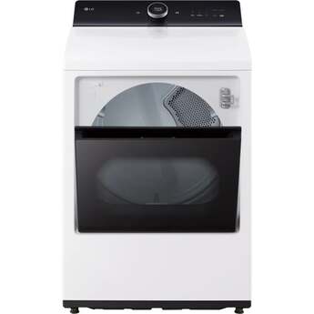 LG 27 Inch Top Load Dryer with 7.3 cu ft Capacity, EasyLoad™ Door, ThinQ®, TurboSteam™ Technology, FlowSense® Duct Clogging and Energy Star Certified: White — thumbnail 9