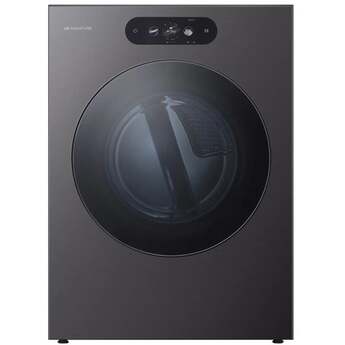 LG DLEX9900B 9.0 cu. ft. Mega Capacity Smart Front Load Electric Dryer Brushed Black Steel