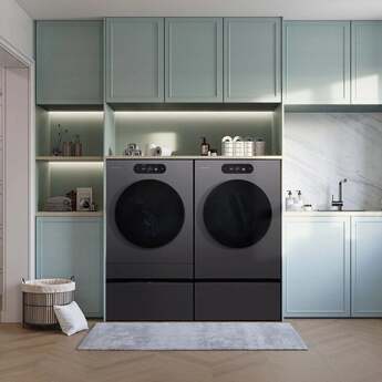 LG DLEX9900B 9.0 cu. ft. Mega Capacity Smart Front Load Electric Dryer Brushed Black Steel — thumbnail 11
