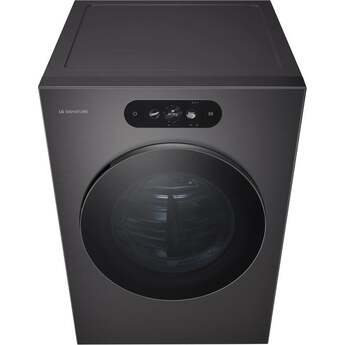 LG DLEX9900B 9.0 cu. ft. Mega Capacity Smart Front Load Electric Dryer Brushed Black Steel — thumbnail 4