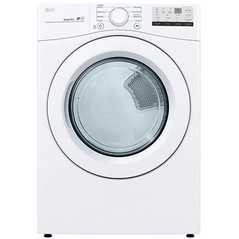 LG 7.4 cu.ft. White Gas Front Load Dryer - Energy Star