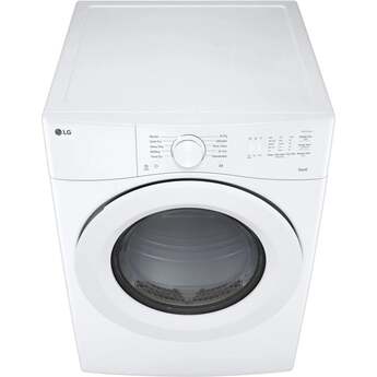 LG 7.4 cu. ft. Large Capacity Smart Front Gas Load Dryer with AI Sensor Dry: White — thumbnail 10