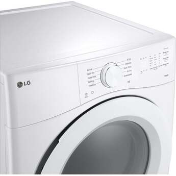 LG 7.4 cu. ft. Large Capacity Smart Front Gas Load Dryer with AI Sensor Dry: White — thumbnail 11