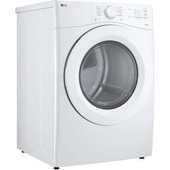 LG 7.4 cu. ft. Large Capacity Smart Front Gas Load Dryer with AI Sensor Dry: White — thumbnail 14