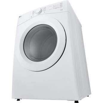 LG 7.4 cu. ft. Large Capacity Smart Front Gas Load Dryer with AI Sensor Dry: White — thumbnail 9
