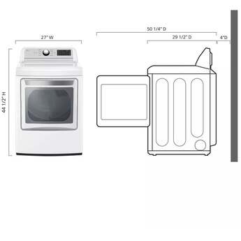 LG DLG7401WE Gas Dryer with 7.3 cu. ft. Capacity — thumbnail 14