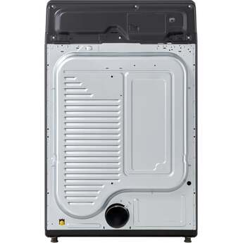 LG 27 Inch Rear Control Dryer with 7.3 cu ft Ultra Large Capacity, AI Sensor Dry™, Quiet Operation, Wrinkle Care, Electronic Controls, ThinQ UP™, FlowSense® Duct Clogging and Lint Filter Indicator: Platinum Black — thumbnail 9