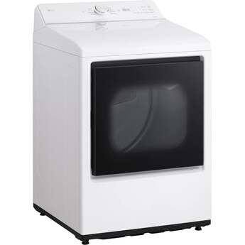 LG 7.3 Cu. Ft. Dryer, Wi-Fi, Easy Load, AI Sensor Dry: Alpine White — thumbnail 16
