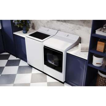 LG 7.3 Cu. Ft. Dryer, Wi-Fi, Easy Load, AI Sensor Dry: Alpine White — thumbnail 6