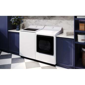 LG 7.3 Cu. Ft. Dryer, Wi-Fi, Easy Load, AI Sensor Dry: Alpine White — thumbnail 7