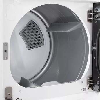 LG 27 Inch Ultra Large Capacity Top Load Gas Dryer with 7.3 cu ft Capacity, Rear Control, Built In Intelligence, Flow Sense Duct Clogging, Quiet Operation, Wrinkle Care, LG EasyLoad™ Door and ThinQ®: Alpine White — thumbnail 10