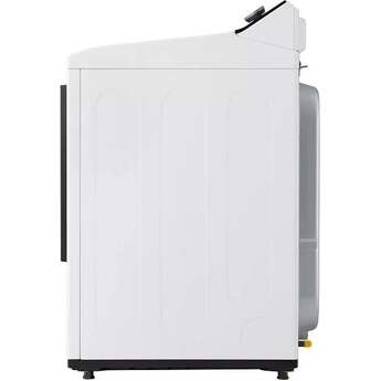 LG 27 Inch Ultra Large Capacity Top Load Gas Dryer with 7.3 cu ft Capacity, Rear Control, Built In Intelligence, Flow Sense Duct Clogging, Quiet Operation, Wrinkle Care, LG EasyLoad™ Door and ThinQ®: Alpine White — thumbnail 13