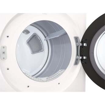LG 27 Inch Smart Front Load Gas Dryer with 7.4 cu ft Ultra Large Capacity, AI Sensor Dry™, Smart Pairing™, SteamFresh™, TurboSteam™ Technology, Pet Care Cycle, Flow Sense® Duct Clogging and Energy Star Certified Included: Alpine White — thumbnail 10