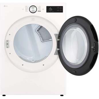 LG 27 Inch Smart Front Load Gas Dryer with 7.4 cu ft Ultra Large Capacity, AI Sensor Dry™, Smart Pairing™, SteamFresh™, TurboSteam™ Technology, Pet Care Cycle, Flow Sense® Duct Clogging and Energy Star Certified Included: Alpine White — thumbnail 12