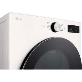 LG 27 Inch Smart Front Load Gas Dryer with 7.4 cu ft Ultra Large Capacity, AI Sensor Dry™, Smart Pairing™, SteamFresh™, TurboSteam™ Technology, Pet Care Cycle, Flow Sense® Duct Clogging and Energy Star Certified Included: Alpine White — thumbnail 9